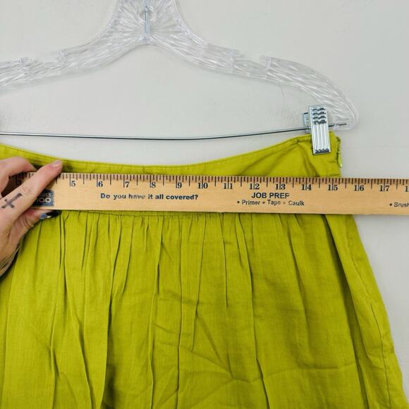 Ann Taylor Loft Green Short Flare Skirt Women’s Size 4 Petite - Picture 2 of 8